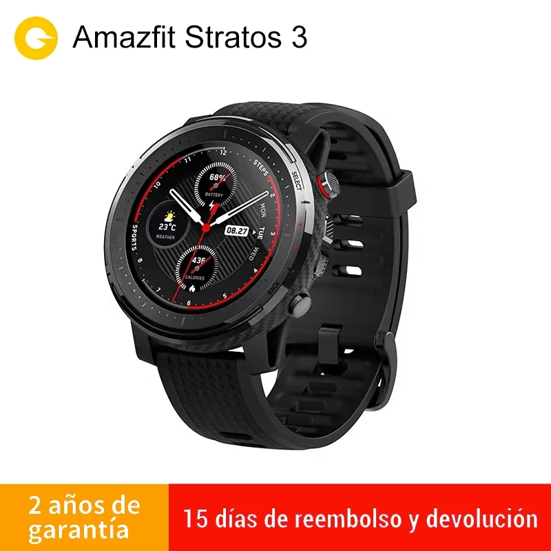 Умные спортивные часы Huami Amazfit Stratos 3 GPS мужские и женские многофункциональные