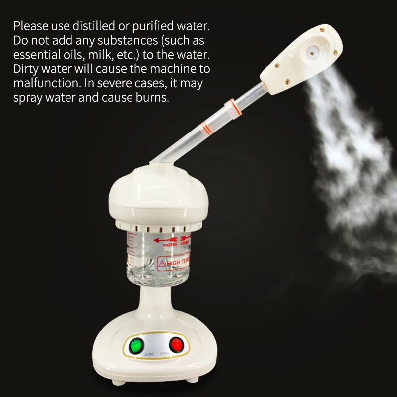 DARSONVAL Face Steamer Ozone Nano Ionic Spray Facial Vaporizer Steamer Face And Nose Skin Relax Moisturizer Beauty Face Care Spa