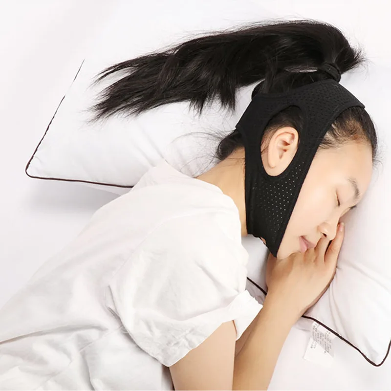 

Neoprene Anti Snoring Chin Strap Stop Snore Jaw Belt Snore Stopper Sleep Anti Apnea Chin Support Straps Night Sleeping Aid Tools