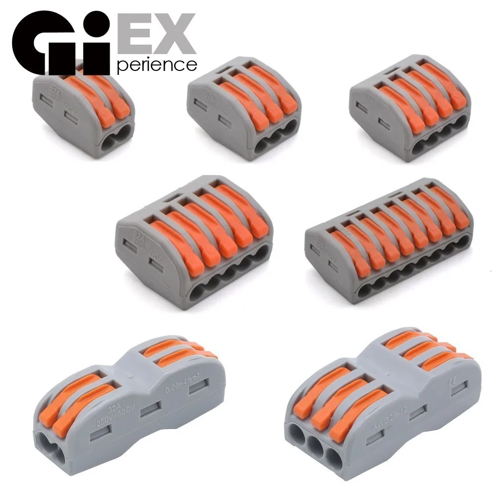 

30 & 50 Pieces Mini Fast Universal Compact Wire Wiring Car Connector & Set Conductor Terminal Block Solar Energy Easy Carry