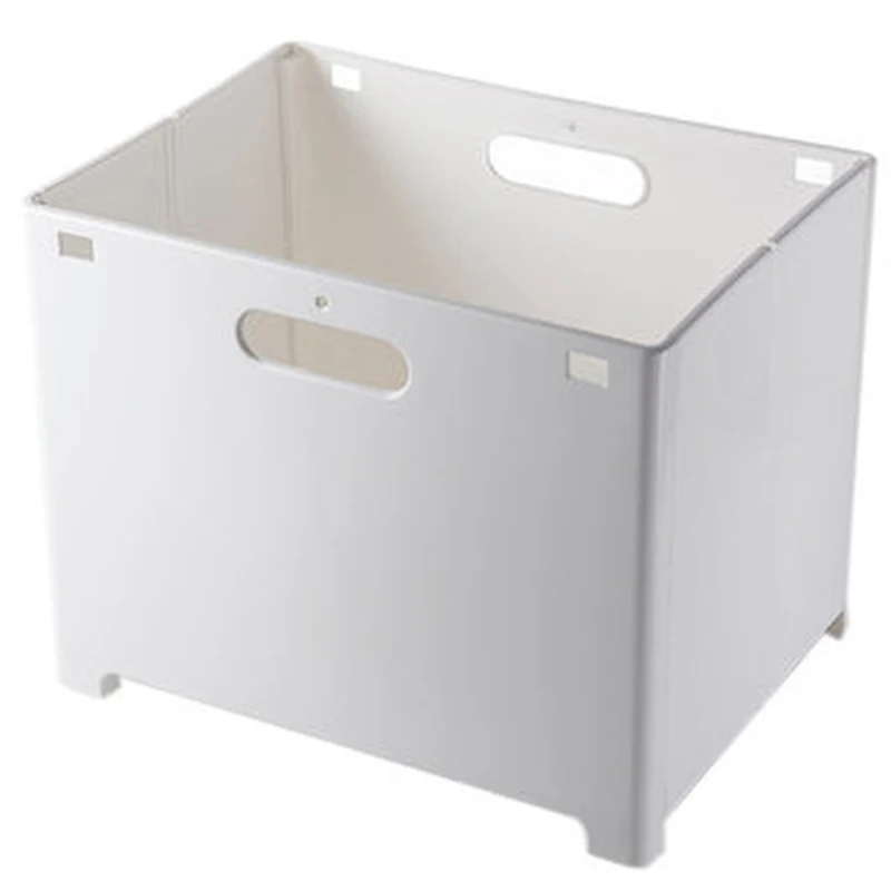 CSS New Folding Laundry Basket No Perforated Decorative Wall Hanger Plastic Storage Box Clothes Storage Rack Hanging Storage Bas
