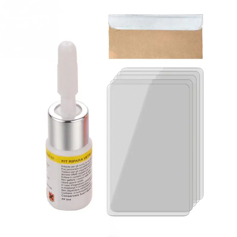 White Single Bottle Техническое обслуживание, стекло, царапины, универсальный инструмент для восстановления, сделай сам, лезвие, лобовое стекло, Ремонтный комплект, клей, отверждающая полоса, смола, легко наносится, аксессуары - Цвет: White Single Bottle