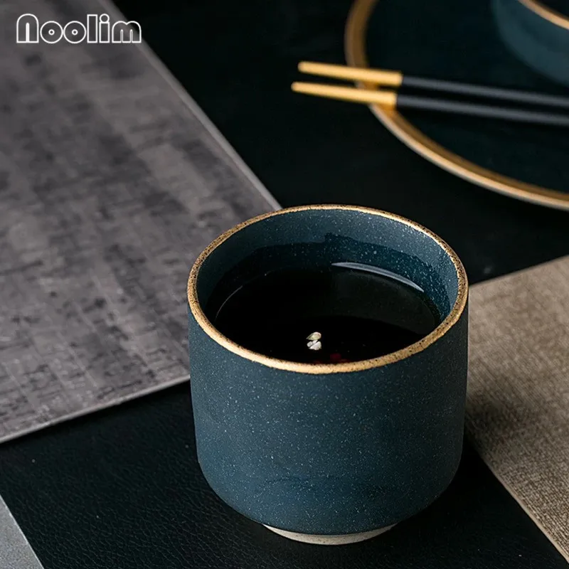 

European Creative Ceramic Coffee Mug Marble Green Tea Cups Simple Phnom Penh Coffee Breakfast Water Cup Drinkware Supplies