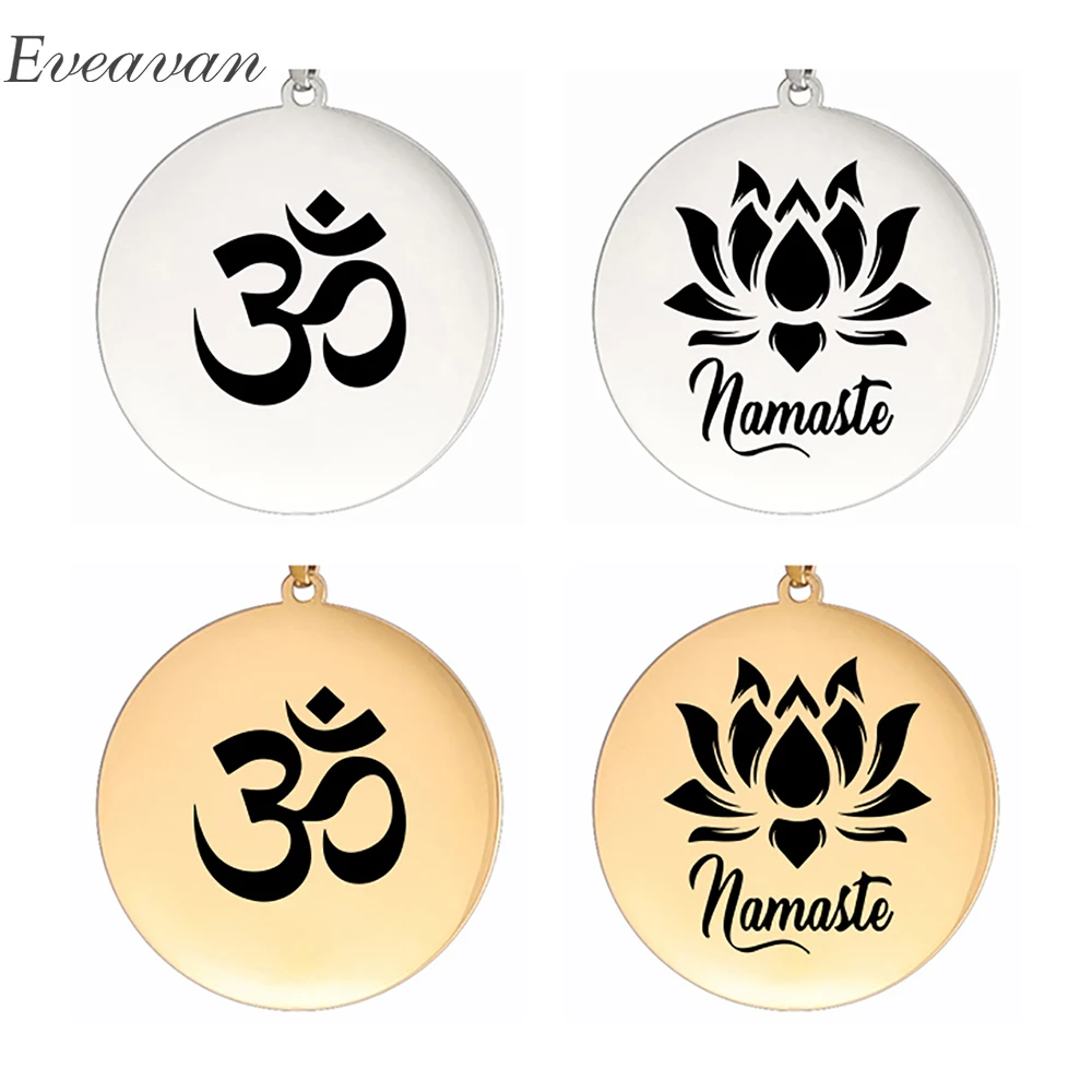 8 Lotus Flower Charms Meditation Yoga Silver Tone Metal 