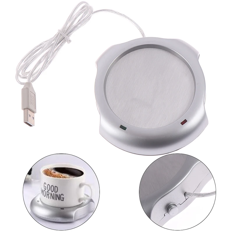 Fashionable USB Insulation Coaster Heater Heat Electric Multifunctional Coffee Cup Mug Mat Pad Home Office Accessory | Дом и сад