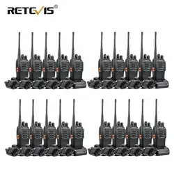 20 штук рация Retevis H777 3 W UHF 400-470 MHz Портативный радиоприемник комплект радиолюбителей КВ трансивер Связь инструмент