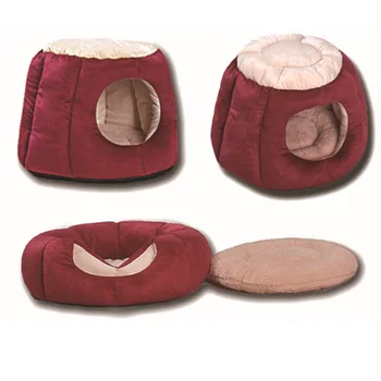 

Winter Keep Warm Cat Cave House Kennel Pet Nest Cat Sleeping Bag Deep Sleep Semi-Closed Tent