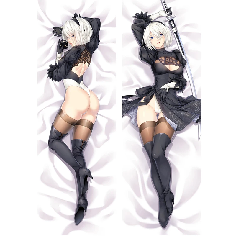 Sexy Girl Anime Throw Otaku Dakimakura 3D Double-sided NieR:Automata Customize Gifts Bedding Hugging Body Pillow Case 150x50 CM | Дом и сад