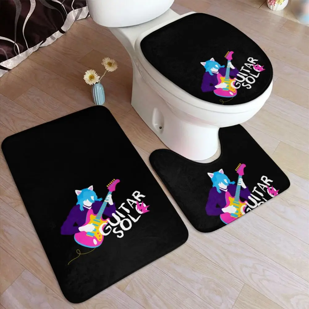 Дармиан Crazy сексуальная игрушка для кота на гитаре и пение Ванная комната Pad 3 шт./компл. сиденье для унитаза крышка Анти-скольжение Аксессуары для ванной комнаты