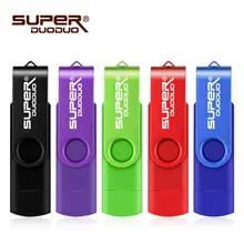 Смартфон Флэшка OTG USB Flash Drive cle usb 2,0 stick 64G портативный флэш-накопитель 4g 8g 16g 32g 128G устройство для хранения