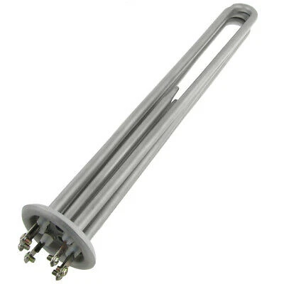 9KW AC 380V 3 Phase Water Heater Element 3U Bundle Electric Heating Tube -  AliExpress