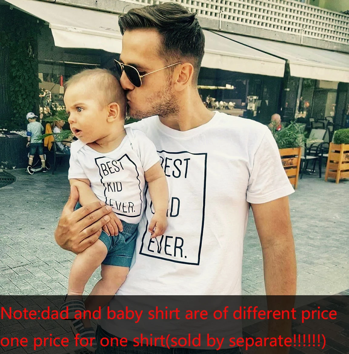 Father and Son Best Friends for Life Family Matching Family Look T Shirt Baby Dad Matching Clothes Father and Son Matching 6