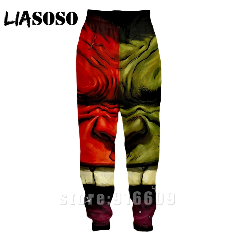 18 3d принт для мужчин и женщин Полная длина jogger дети рок Sweatpant зимние Халк брюки Аниме Мстители повседневные забавные Топ спортивные брюки A252 - Цвет: 18