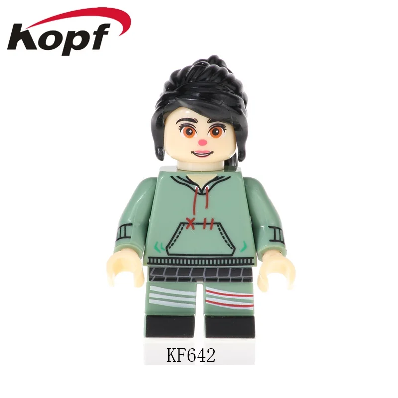 

Building Blocks Single Sale Vanellope Von Schweetz Tamora Jean Calhoun Action Figures Model Toys For Children KF642