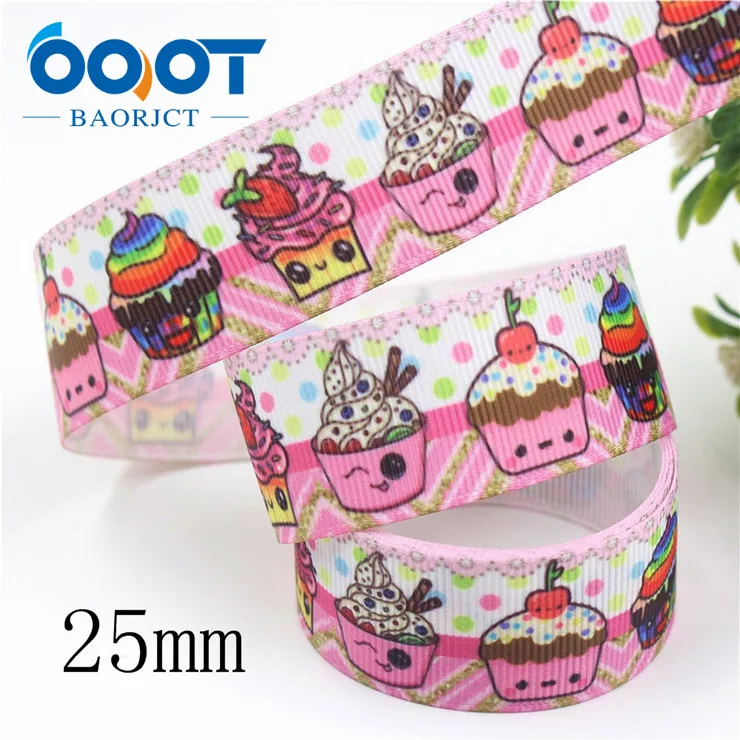 OOOT BAORJCT I-19906-2055, 25 мм, 10 ярдов мультфильм тепловой передачи печатных корсажные ленты, лук крышка DIY аксессуары украшения - Цвет: I-19906-2057