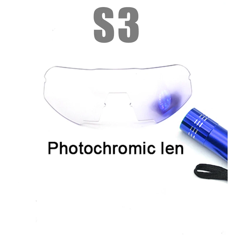photochromic lenS3 S2 S3 RACETRAP 3 линзы LE коллекция поляризационные спортивные велосипедные солнцезащитные очки MTB велосипедные очки Питер очки мужские - Цвет: photochromic lenS3