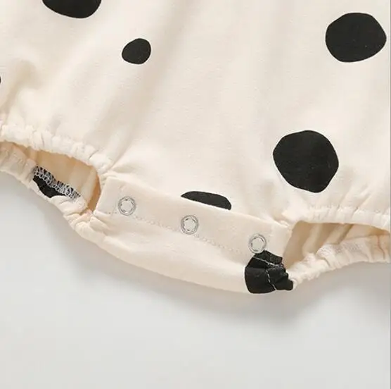 Autumn Newborn Infant Baby Clothing Set Boys Girls Bodysuit Jumpsuit+Panty-hose 2pcs Polka Dots Babywear Cotton