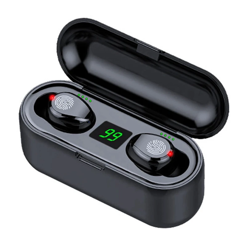 Bluetooth V5.0 Earphone Wireless Earphones Stereo Sport Wireless Headphones Earbuds headset 2000 mAh Power For iPhone Xiaomi