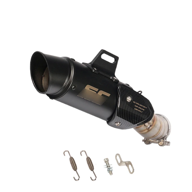 Для Кавасаки Z900 выхлопная труба для мотоцикла Mid Link Pipe slip on 51 мм Escape No DB Killer Ninja 900 выхлопные наконечники