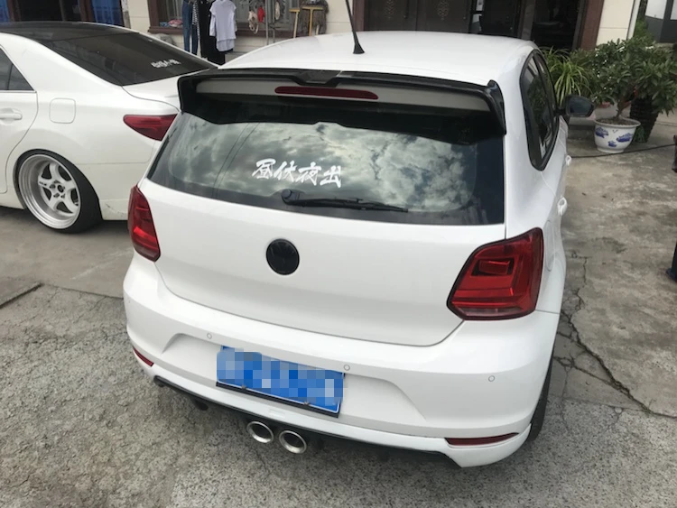 Спойлер из АБС пластика для заднего крыла автомобиля спойлер спортивный Volkswagen Polo
