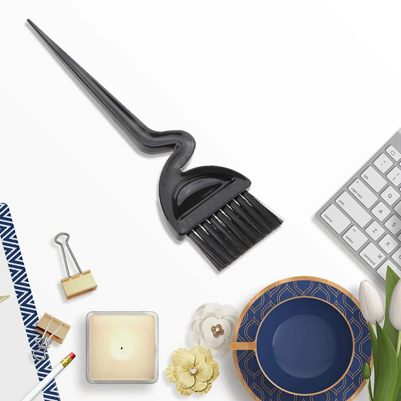 Пластик краска для волос Цвет расческа Профессиональные Парикмахерские ножницы с нейлоновой щетиной щетка для сушки тонирующие наклейки для расчески для волос Инструменты для укладки волос