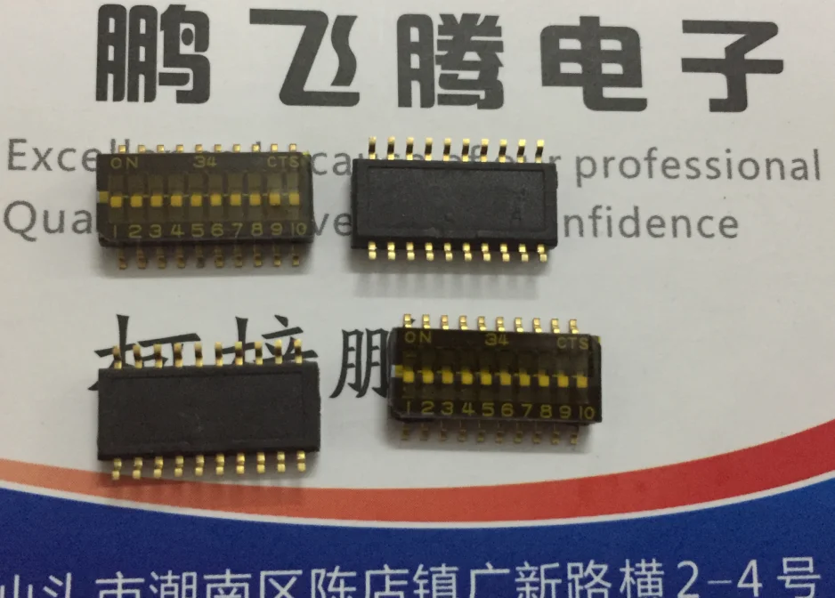 1 Pz Originale American Cts 218-10Lpstrf Patch Dial Code Switch Codifica Chiave Passo 1.27 A 10 Bit