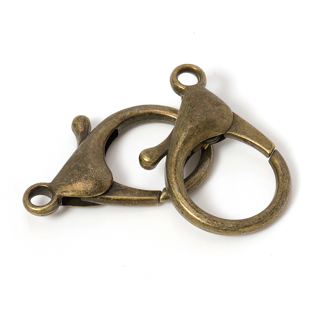 35mm Big Metal Lobster Clasp Connector For DIY Jewelry Making Keychains Keyring Hooks Accessories Supplies[