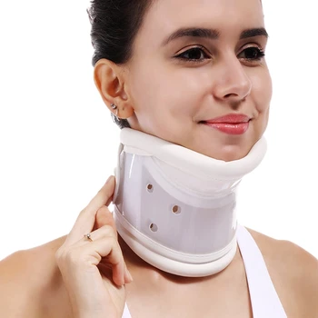 

Cervical Neck Collar with Chin Support for Stiff Neck Pain Relief Cervical Collar Neck Braces Bone Care Neck Support M