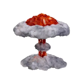

Kids LED night light Mushroom Cloud Explosion Lantern Table Desk Light Simulation Explosion USB Adjustable Light Present