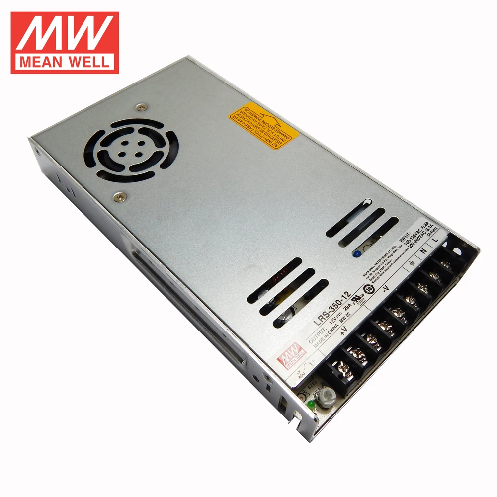 MEAN WELL LRS 350 series 12 в 24 36 48 Вт оригинальный высокомощный и эффективный одновыходной