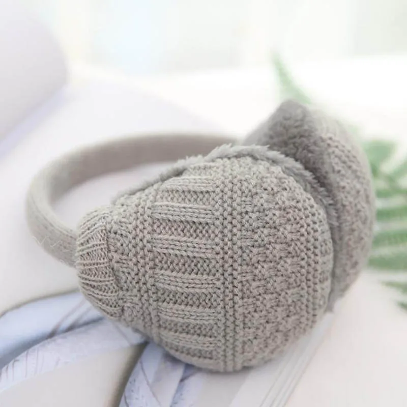 M12 Light Gray Зимние наушники Calymel для женщин и мужчин, защита для ушей, мягкий теплый наушник, теплый подарок на Рождество, уличные наушники для катания на лыжах, верховой езды - Цвет: M12 Light Gray