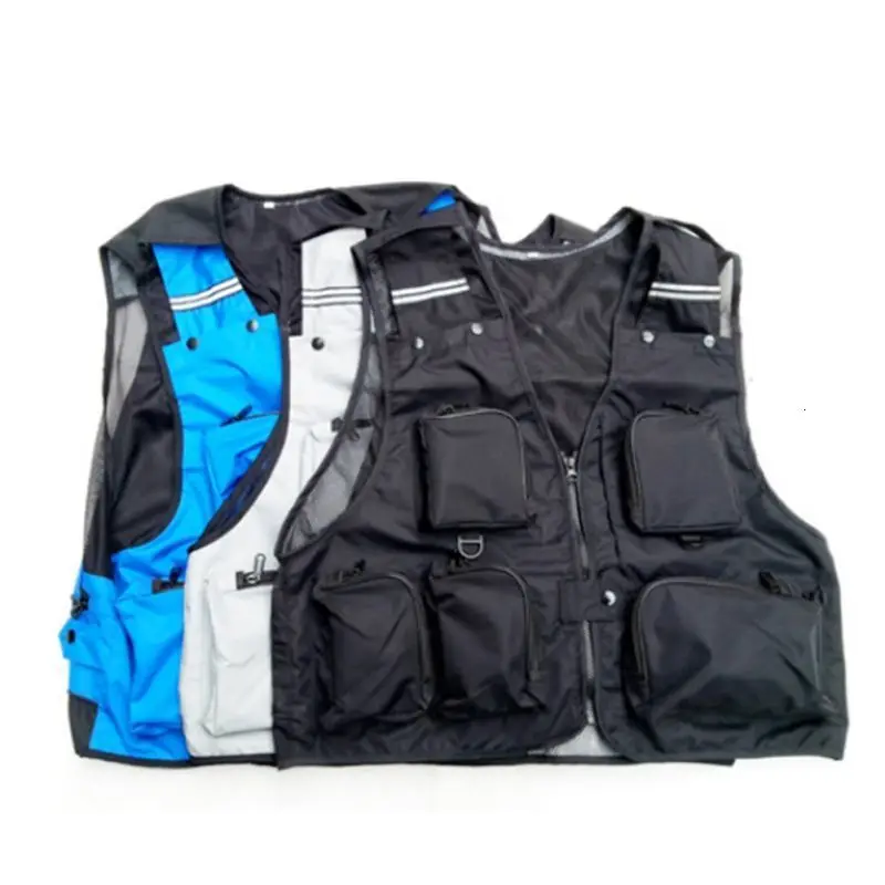 

Fishing Vests Casual Multi Pocket Water Resistant Breathable Zipper Jacket Waistcoat Outdoor Sportswear For Photography Travel