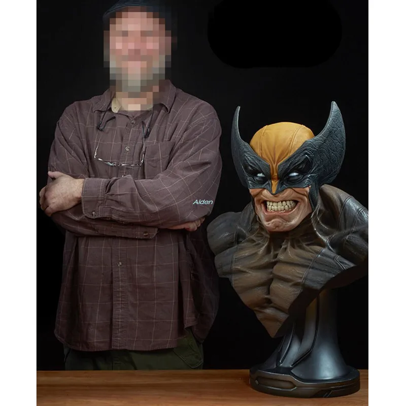 2" SS 400144 статуя X-men супергерой бюст Росомаха 1/1 голова портрет Мстители GK экшн Коллекционная модель игрушечная коробка 69 см Z2566