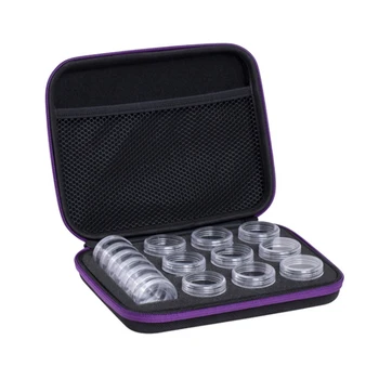 

Diamond Painting Accessories Carry Case Container Storage Box 15 Bottles Diamant Painting Hand Bag Tools