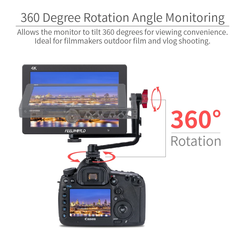 Feelworld  L ƿƮ  ˷̴ Feelworld FW279 F5 FW568 FW279 F570 LUT7 PRO DSLR ī޶ ʵ   Gimbal