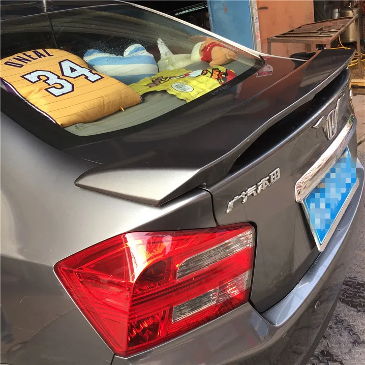 Спойлер для Honda City высококачественный спойлер из АБС материала заднего крыла