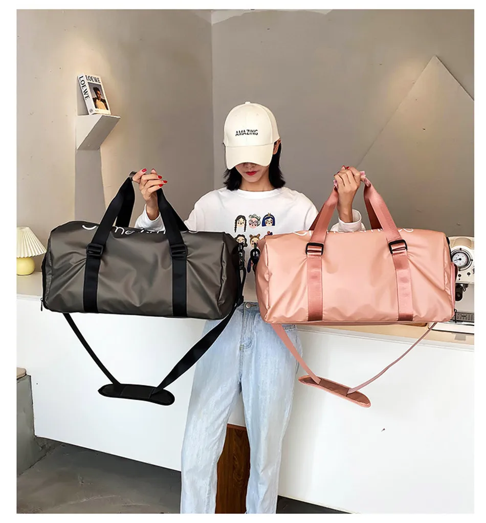 Outdoor Travel Sports Fitness Large Capacity Shoulder Bag Wet And Dry Separation Swimming Waterproof Handbag Leisure Cross Bag