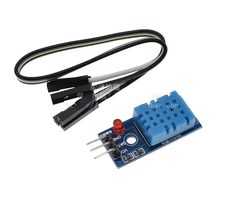 Датчик температуры и относительной влажности DHT11 модуль с кабелем для arduino Diy Kit
