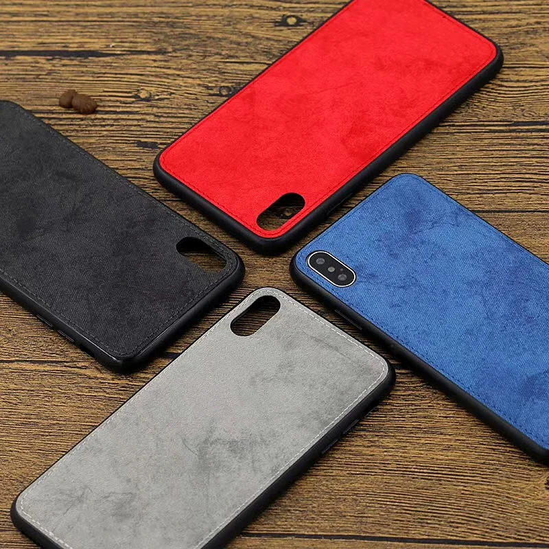 Роскошный деловой ультратонкий тканевый чехол из мягкой ткани для iphone 11 Pro Max 6 6s 7