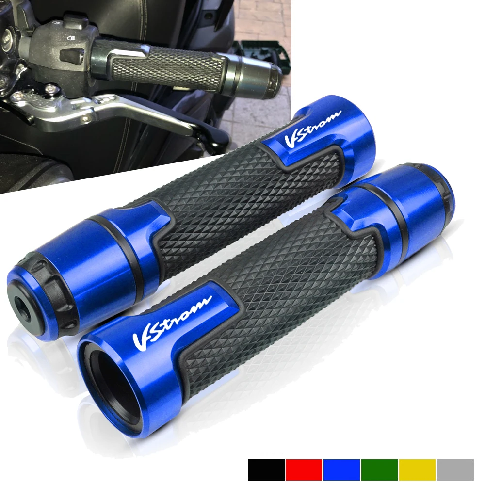 For Suzuki V-Strom 250 DL250 DL V STROM 2017 2018 2019 7/8'' 22mm Motorcycle knobs Anti-Skid scooter Handle ends Grips Bar |