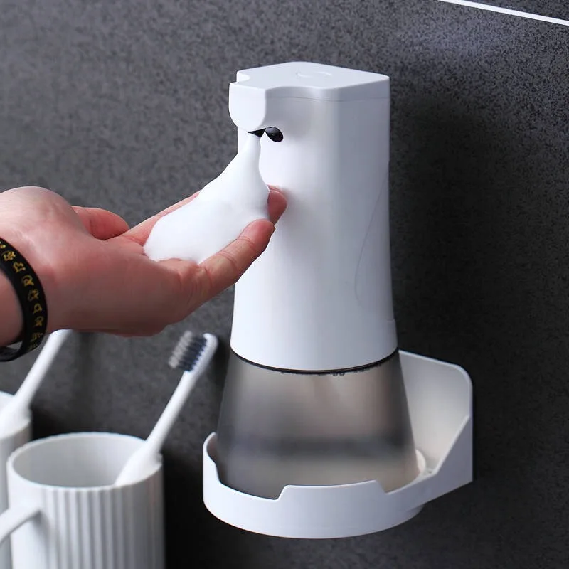 

USB Rechargeable Automatic Foam Soap Dispenser 350ml hand sanitizer dispenser IPX4 Waterproof kitchen Bathroom Hand Wash