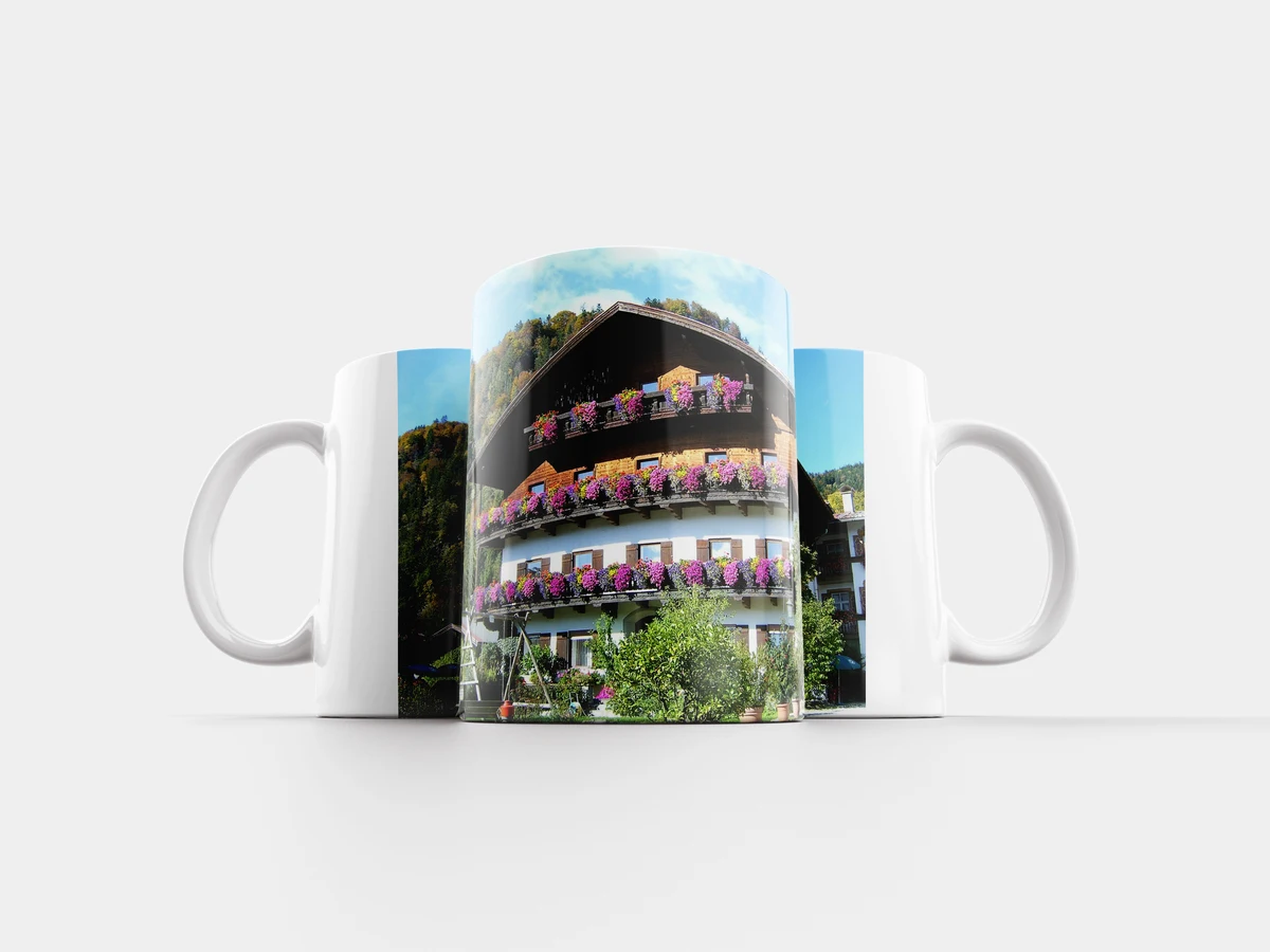 Mug &quotflower box rustic home flower decoration 320 ml mug | Дом и сад