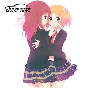 

JumpTime 13cm x 9.2cm Sakura Trick Collection Anime Car Styling Cute Girl Waterproof Body Decals Door Decoration Car Stickers