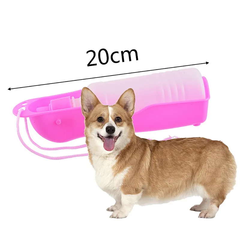 1PC Pet Water Bottle 250ml Foldable Portable Drinking Bottle Travelling Outdoor Drinking Feeder Bowl