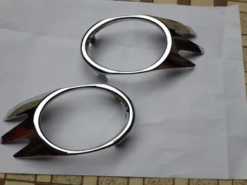 

NEW 1 Pair Chrome Front Fog Light Bezel Trim Cover For VW Passat B6 3C