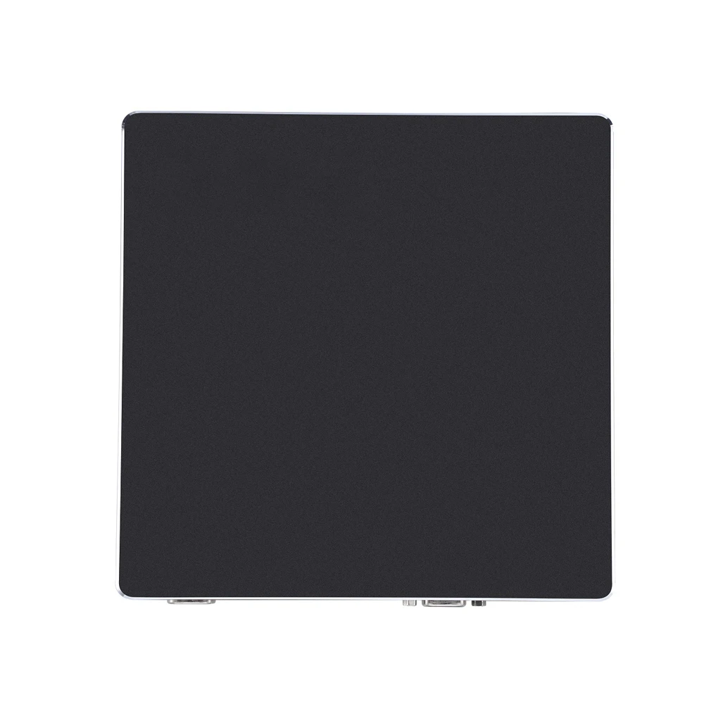 Безвентиляторный мини ПК настольный компьютер черный Intel Celeron N2840 Windows 10/Ubuntu [HUNSN