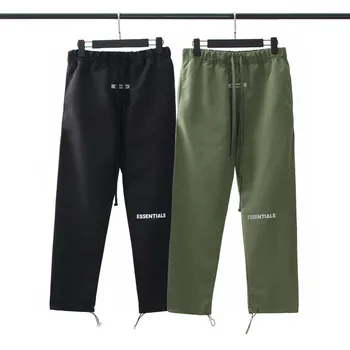 

Real Tag FOG Essentials Pants Men Women 1:1 Best Quality Reflective Nylon Essentials Trousers Streetwear Joggers FOG Pants