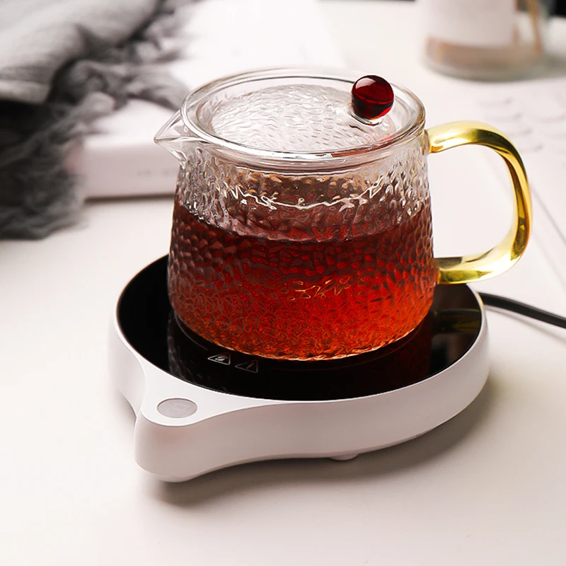 200W Cup Heater Mug Warmer 100°C Hot Tea Makers Warmer Coaster 5 Gear Cup Heaters Coffee Milk Tea Heating Pad 110V/220V 3