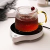 200W Cup Heater Mug Warmer 100°C Hot Tea Makers Warmer Coaster 5 Gear Cup Heaters Coffee Milk Tea Heating Pad 110V/220V 3