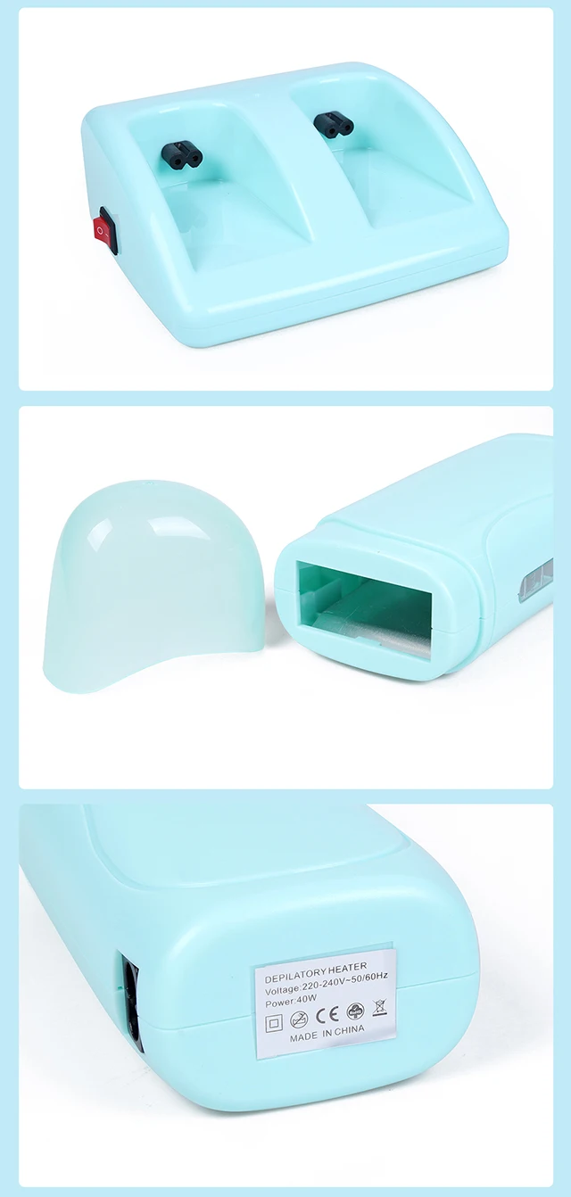 Ce Certificate Two Seat Roll-On Wax Machine Roll On Depilatory Waxing Wax Heater